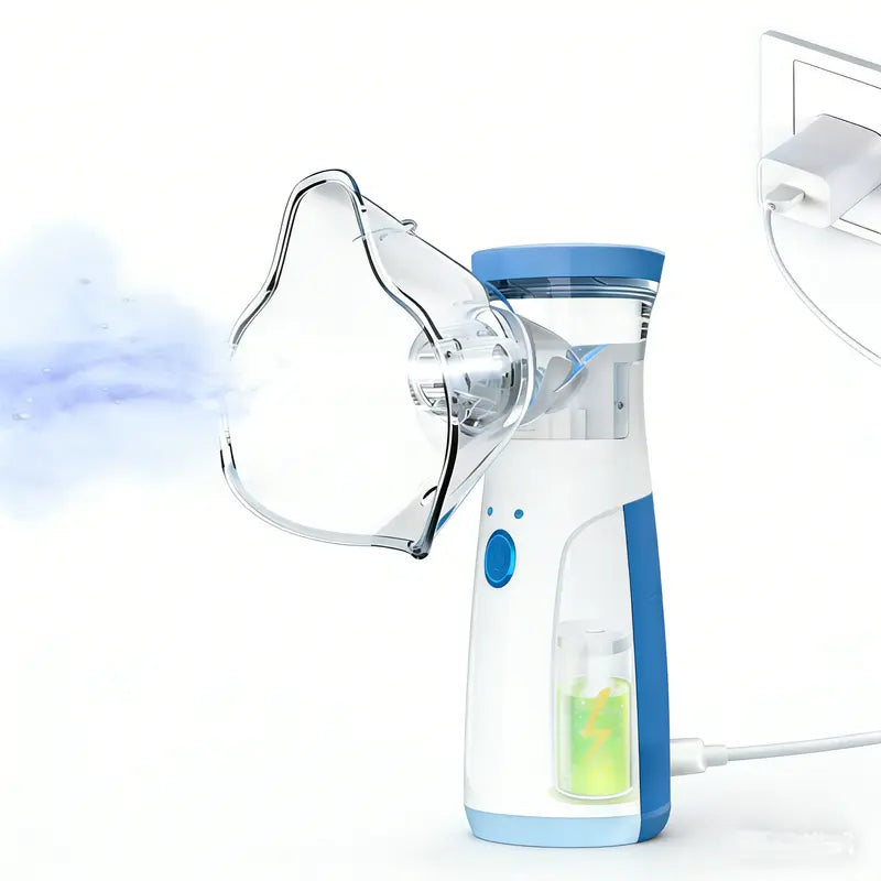 JSL-W302 Portable Mesh Atomizer | Adult and Child Dual-Face Mask + USB Charging