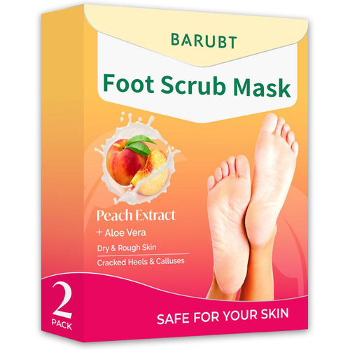 Foot exfoliating mask removes dead skin and calluses – revitalizes skin