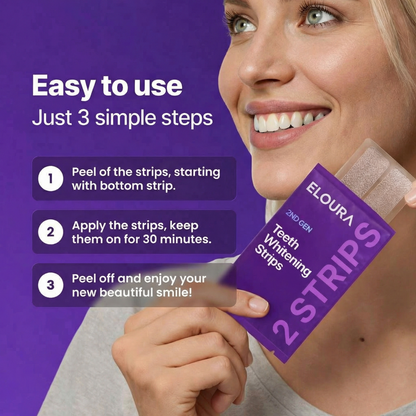 Purple Teeth Whitening Strips