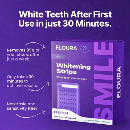 Purple Teeth Whitening Strips