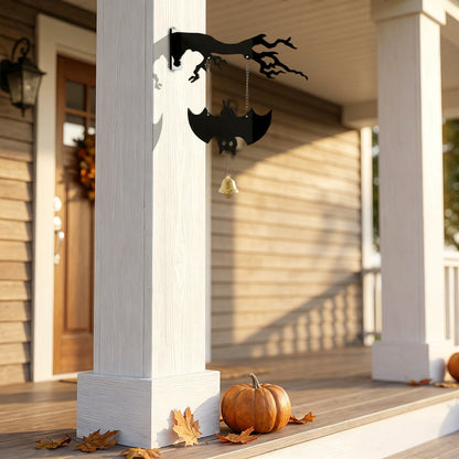 ⏰Last day Promotion 🔥-🦇 Halloween Acrylic Bat Hanging Sign –Festive Welcome Plaque