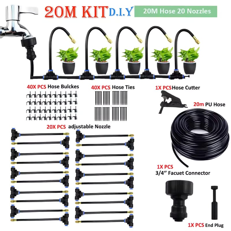 360° Curved Garden Automatic Irrigation System