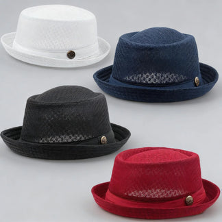 Unisex Breathable MeshPork Pie Hat