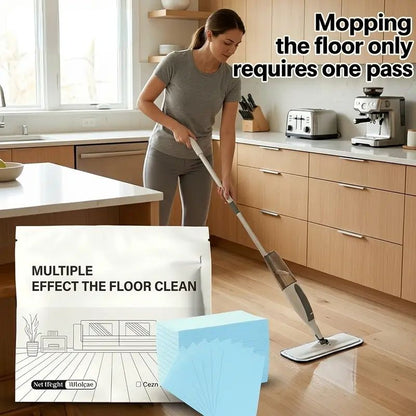 Household Floor Cleaning Sheets (100-Pack) — Antibacterial, Deodorizing, and Conditioning