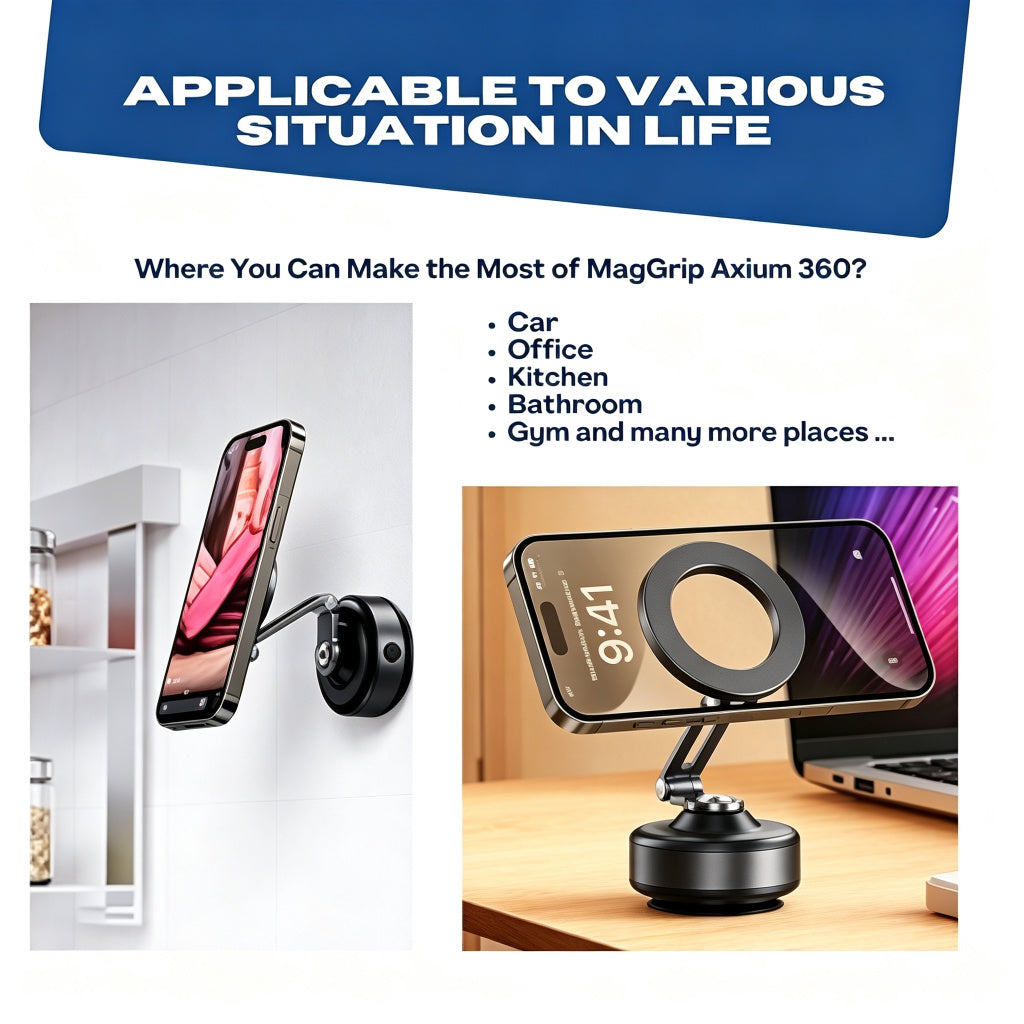 360-Degree Rotating Car Phone Mount