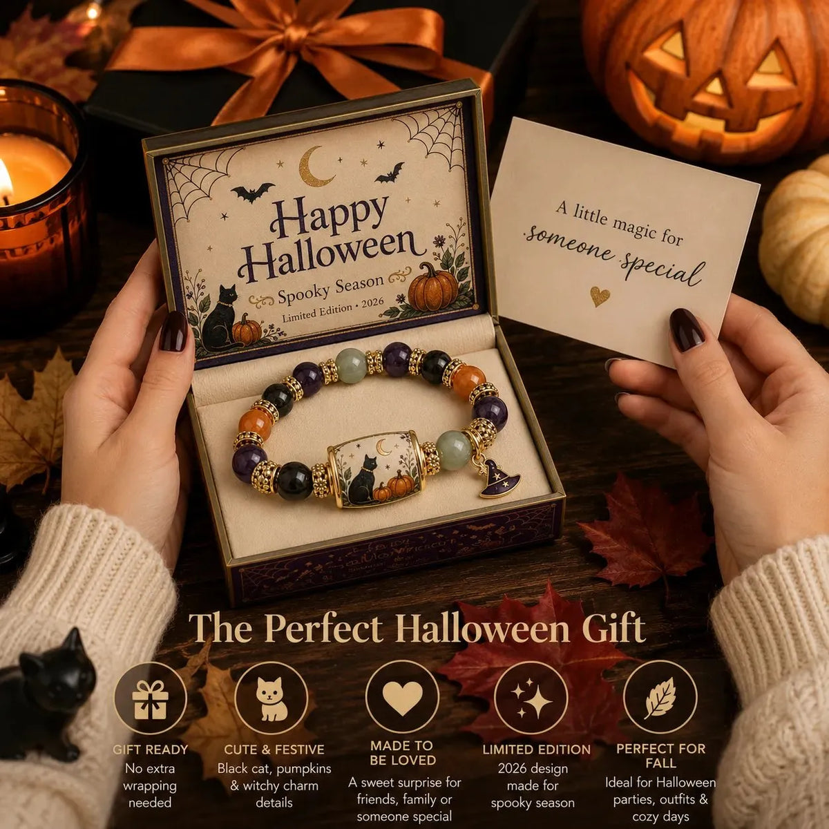 🔥Last Day 50% OFF -🎃 Halloween Beaded Bracelet