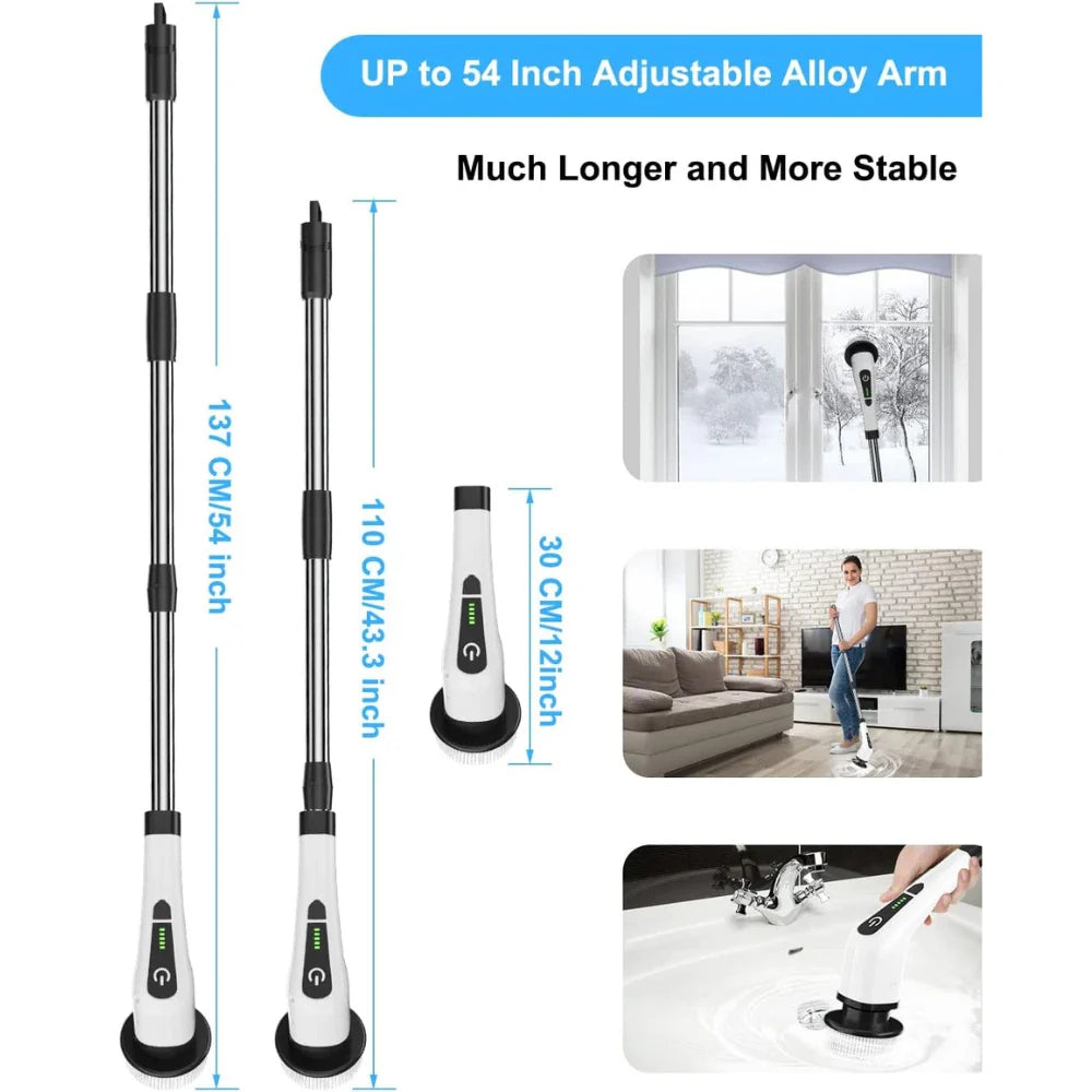 9-in-1 Cordless Power Spin Scrubber