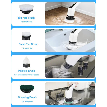9-in-1 Cordless Power Spin Scrubber