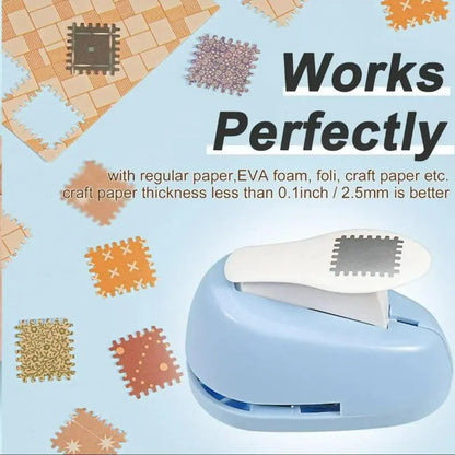 Precision Stamp-Style Decorative Paper Punch – Versatile Embossing Tool for DIY Crafts, Scrapbooking & Greeting Cards