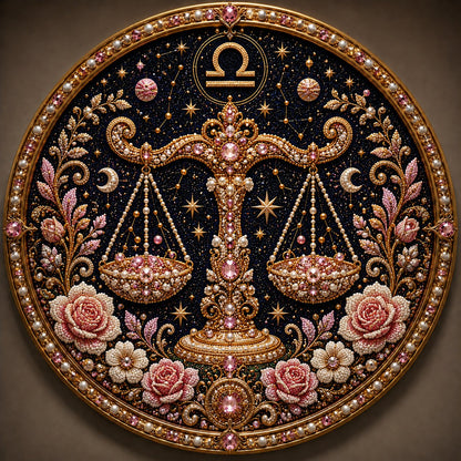 ✨ Create Zodiac Pearl Art with 12 Star Signs Kit ♈