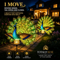 🦚✨ Animated Solar Peacock Garden Light for Magical Nights 🌙