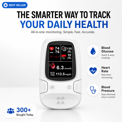 🔥LAST DAY 50% OFF- 💖Multi-Function Health Monitoring Device Smart Wellness Tracker Daily Health Assistant✨