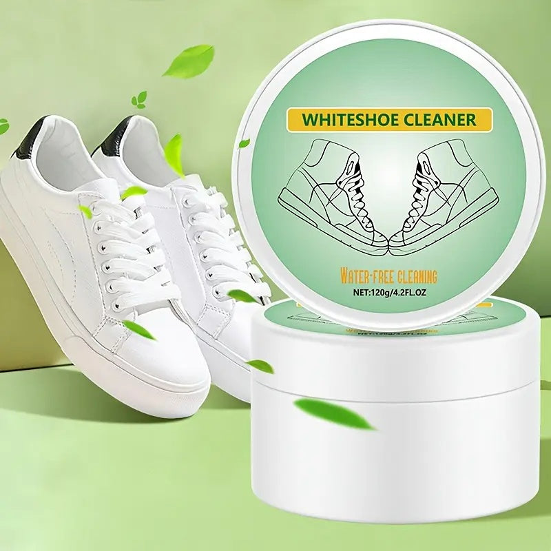 Jue Fish White Shoe Cleaner: No-Rinse & Portable, Restores Original Color
