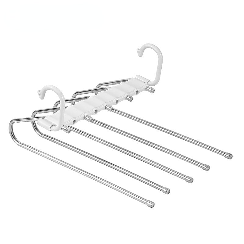 9-layer trouser rack, space-saving clothing rack