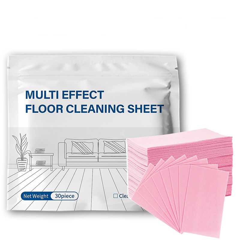 Household Floor Cleaning Sheets (100-Pack) — Antibacterial, Deodorizing, and Conditioning
