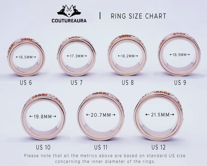 🔥LAST DAY 50% OFF – ⚡925 Sterling Silver Personalized Stress Reducing Rotatable Gear Ring