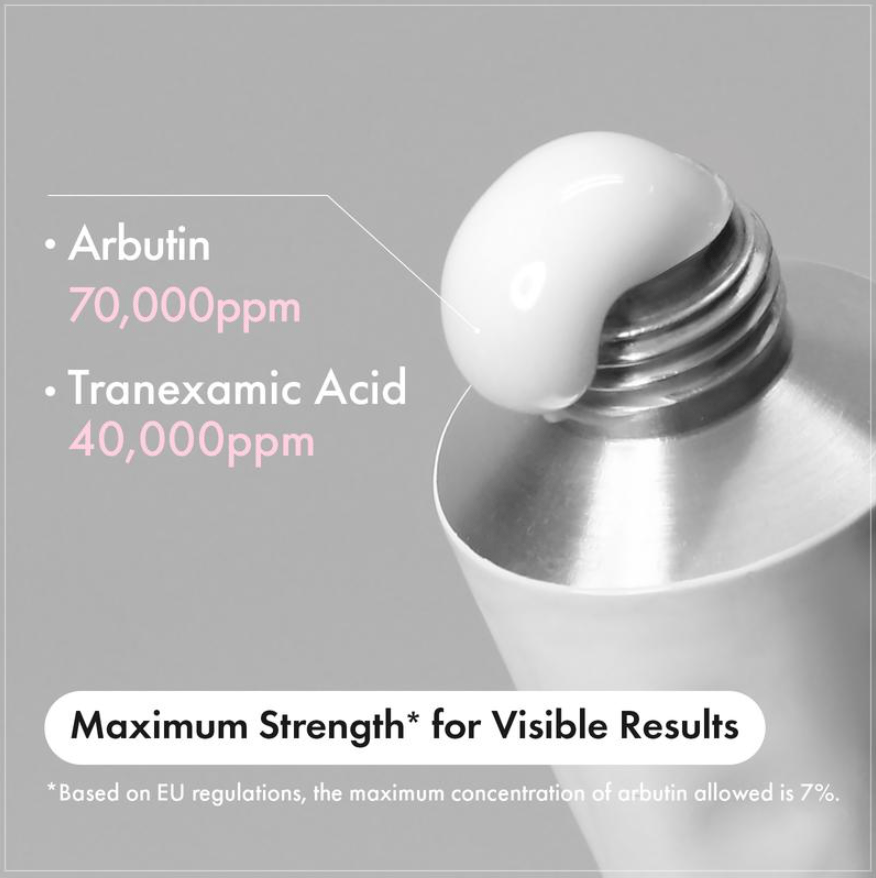 Arbutin 7% + Tranexamic Acid 4% Cream