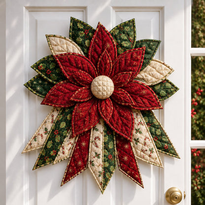 🎉 Last Day 50% OFF 🎄 – Festive Quilted Christmas Door Hanging DIY Sewing Kit