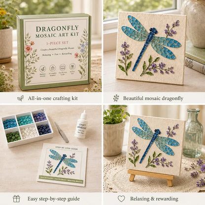Watering Can Mosaic Art Kit-🔥LAST DAY 50% OFF🔥🌿Beginner-Friendly Floral DIY Craft with Vibrant Mosaic Beads & Sturdy Display Base ✨