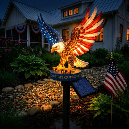 🔥LAST DAY 50% OFF – Solar Eagle Garden Light – A Glowing Tribute to American Freedom (45*15cm)