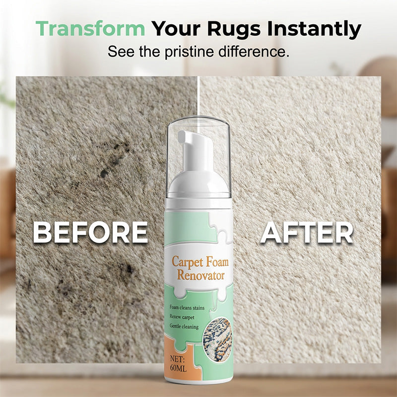 ✨Waterless Carpet Foam Stain Remover with Towel✨