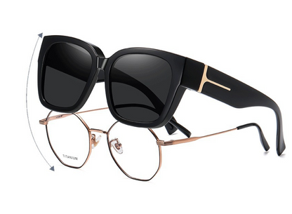 😎Ladies Fit Overs Polarized Sunglasses - Stylish Over Glasses UV Protection For Women
