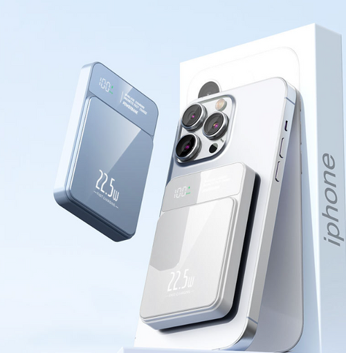 🔋 2026 Model Magnetic Wireless Power Bank: Portable Fast-Charging Power Bank with Display (iPhone Compatible) 📱✨