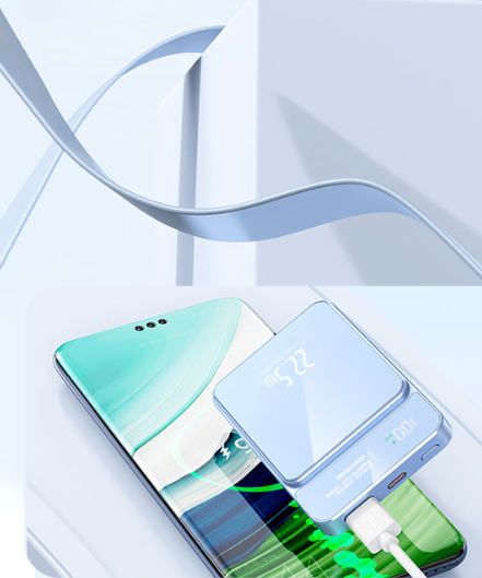 🔋 2026 Model Magnetic Wireless Power Bank: Portable Fast-Charging Power Bank with Display (iPhone Compatible) 📱✨
