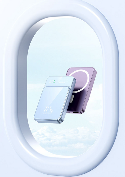 🔋 2026 Model Magnetic Wireless Power Bank: Portable Fast-Charging Power Bank with Display (iPhone Compatible) 📱✨