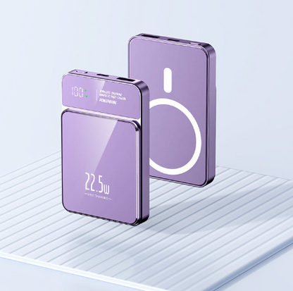 🔋 2026 Model Magnetic Wireless Power Bank: Portable Fast-Charging Power Bank with Display (iPhone Compatible) 📱✨