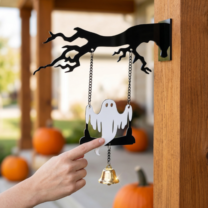 ⏰Last day Promotion 🔥-🦇 Halloween Acrylic Bat Hanging Sign –Festive Welcome Plaque