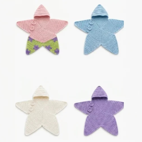 ⏰Last day Promotion 🔥-🐚 Starfish Baby Sleeping Bag — A Cozy Little Ocean Star ⭐
