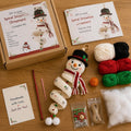 🎅✨ Crochet Snowman DIY Kit for Christmas Magic 🌲