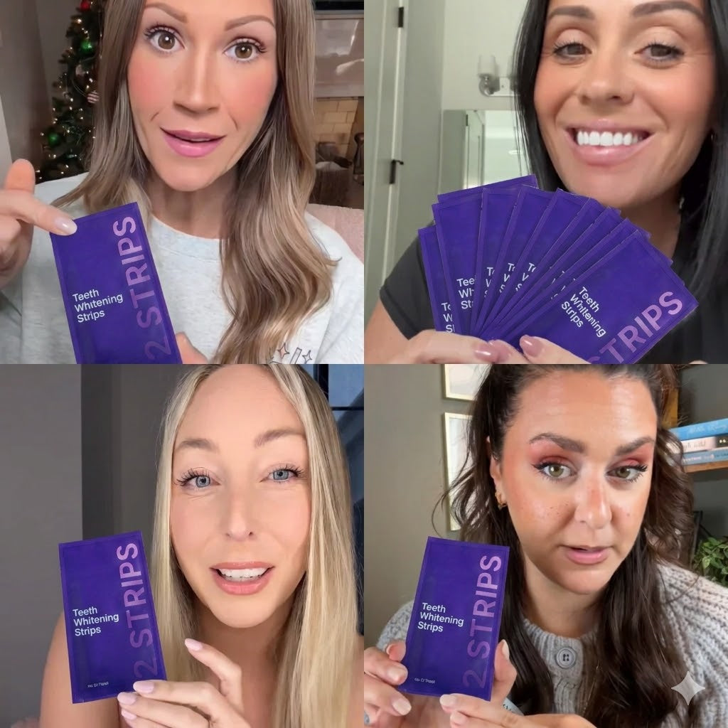 Purple Teeth Whitening Strips