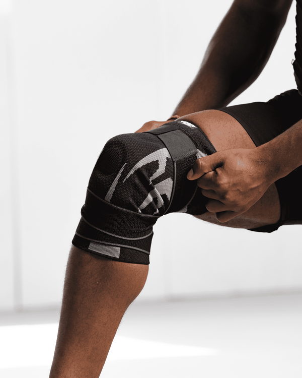 Adjustable Compression Knee Brace With Silicone Patella Pad | 3D Breathable Knit Knee Support For Gym Weightlifting Running Basketball Joint Pain Relief 🦵