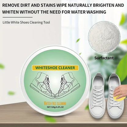 Jue Fish White Shoe Cleaner: No-Rinse & Portable, Restores Original Color