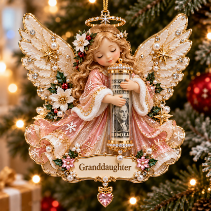 ⏰ LAST DAY SALE 50% OFF! 👼💵  Angel Christmas Cash Gift Ornament – Holiday Money Holder Keepsake ✨