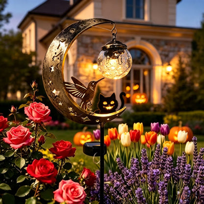 🎃 Halloween Early Bird Sale | 49% OFF Pumpkin Moon Garden Stake Light