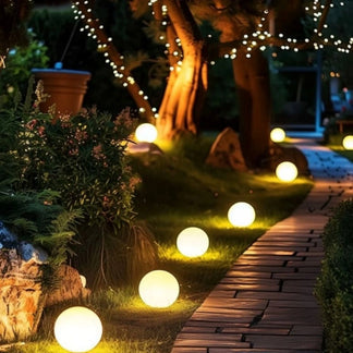 🌍💡Spherical Garden Light