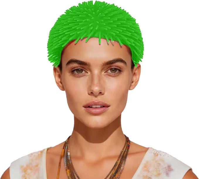 🔥 50% OFF – Funny Wobbling Spiny Ball Headdress – Christmas Party Accessory 🎄