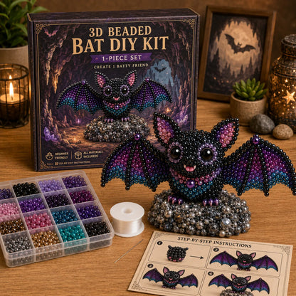 ⏰Last day Promotion 🔥-🧵✨ Tiny 3D Beaded Animal DIY Kit(Unfinished Product)