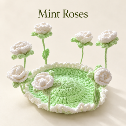 🌸 Blooming Crochet Coaster