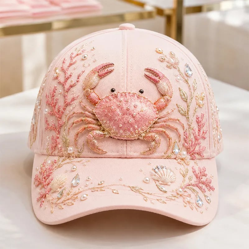 🔥Last Day 50% OFF-🌊 3D Ocean Creatures Embroidery Cap