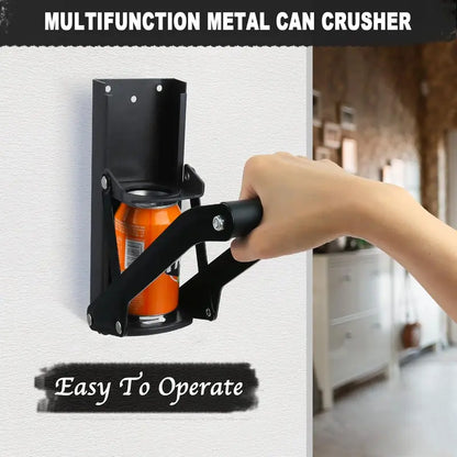 16 oz Heavy-Duty Metal Can Crusher for Recycling