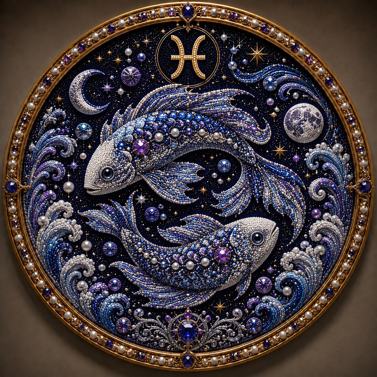 ✨ Create Zodiac Pearl Art with 12 Star Signs Kit ♈