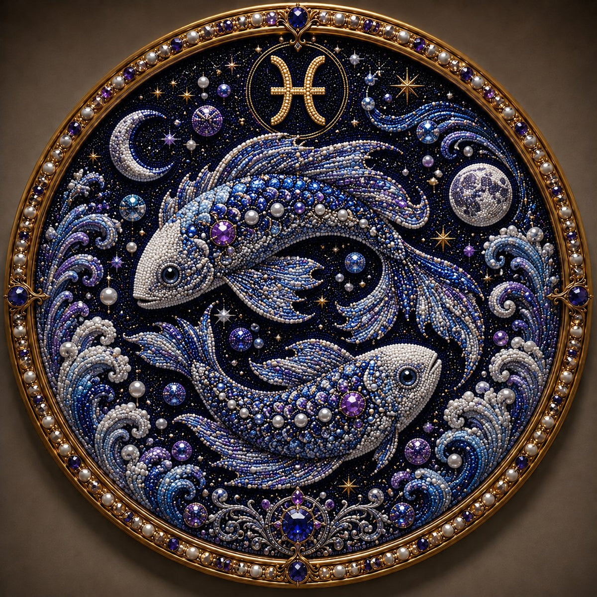 ✨ Create Zodiac Pearl Art with 12 Star Signs Kit ♈
