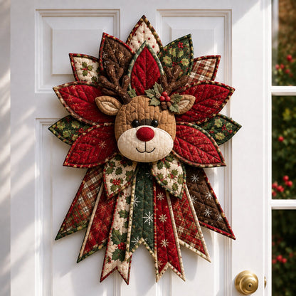 🎉 Last Day 50% OFF 🎄 – Festive Quilted Christmas Door Hanging DIY Sewing Kit