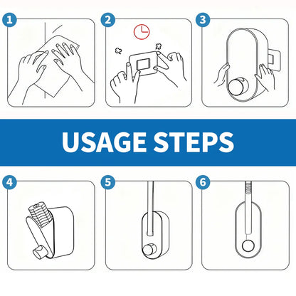 Disposable Toilet Wand System – Self-Cleaning Wand with 32 Refill Pads, Odor-Free, Deep Scrubbing, Wall-Mounted Storage