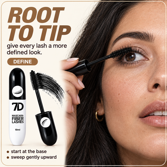 7D Silk Fiber Black Lengthening Mascara – Adult Beauty Makeup ✨