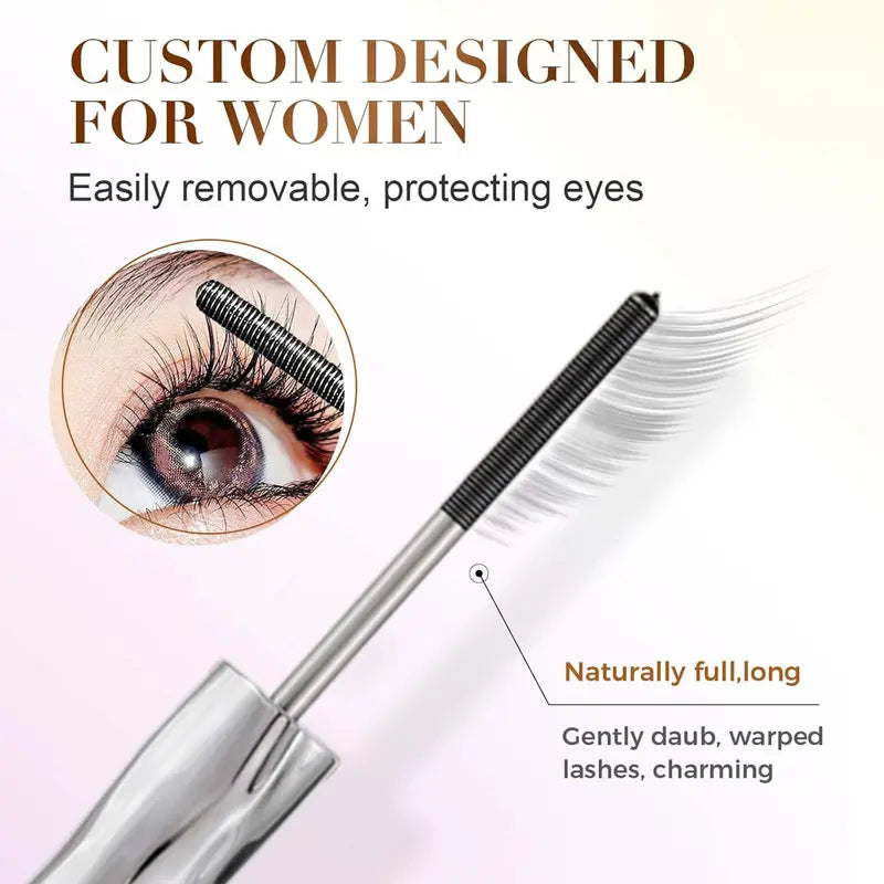 Easy-to-Clean Waterproof Fiber Mascara – Instant Lengthening & Long-Lasting Hold